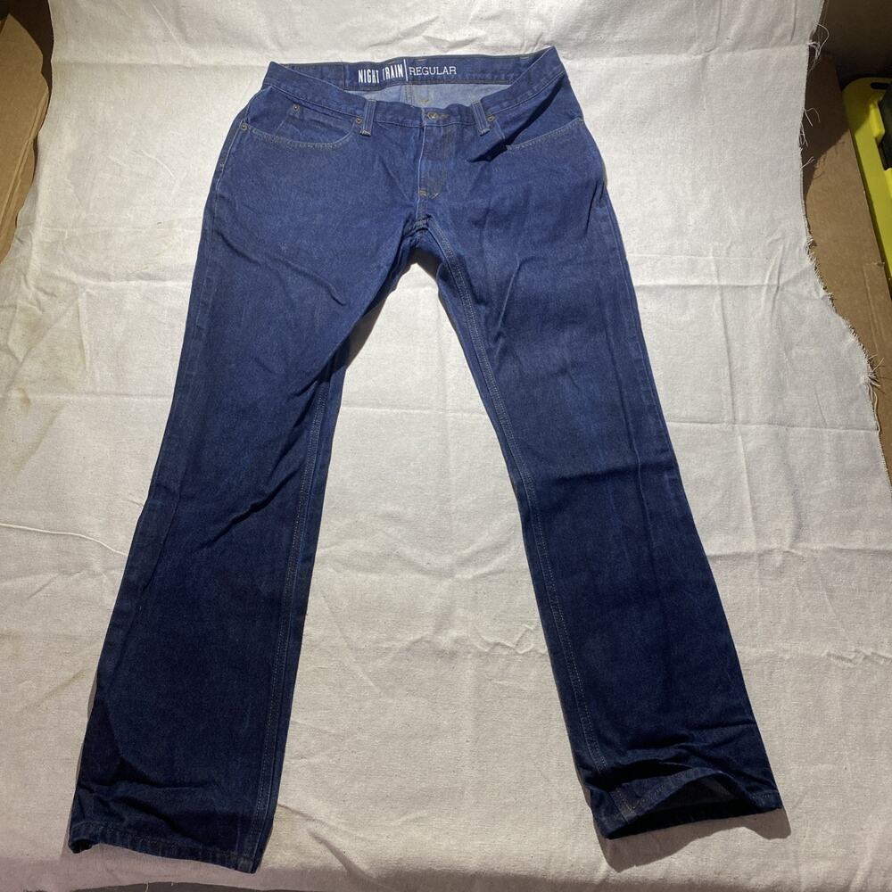 Free World Night Train Mens Jeans Blue Size 36